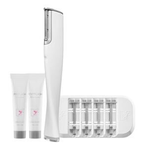 DERMAFLASH 2.0 Luxe Anti-Aging Dermaplaning Exfoliation Device in White